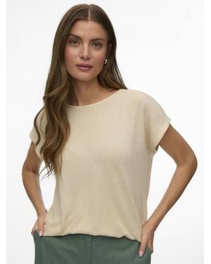 Vero Moda Vmgina Ava Ss Top Jrs Noos - Bruin