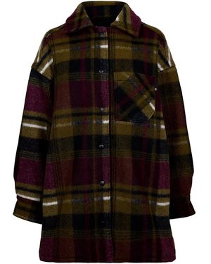 Timberland Damesjasje Van Wol Met Ruitjespatroon (Port Royale) - Zwart