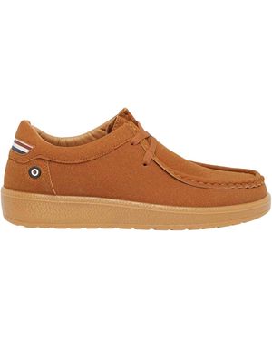 Lambretta Presley Platte Herensneakers (Tan) - Bruin