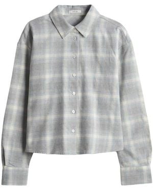Opus Blouse Lange Mouw 10620314477460 - Grijs