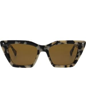 AllSaints Blair Sunglasses - Brown