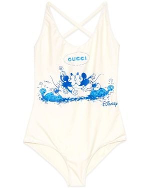 Gucci X Disney Logo Zwempak - Blauw