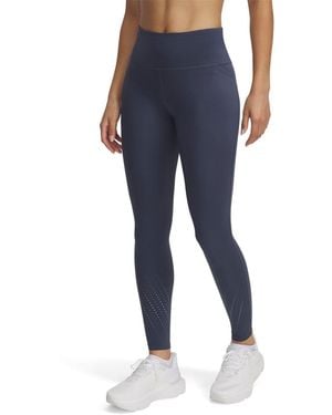 Under Armour Launch Elite Fitted Hardlooplegging (Vorstgrijs) - Blauw