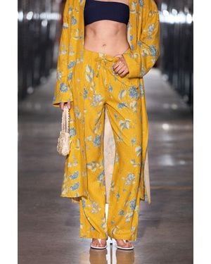 Grimelange Straight-Leg Pull-On Trousers - Yellow