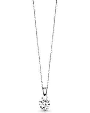 Orphelia 925 Sterling Chain With Pendant - White