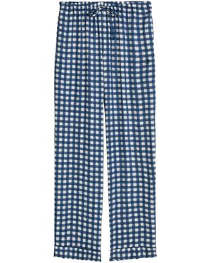 Marc O' Polo Marc O'Polo Vrouwen Pyjama Broek Mix N Match - Blauw