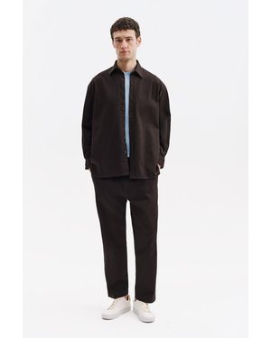 Giesto Cotton-Lycra Shirt - Black