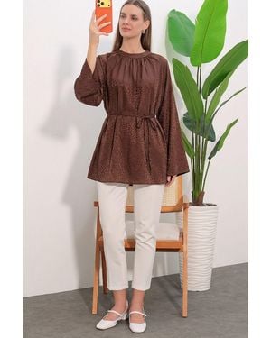 Bigdart Viscose Top - Brown