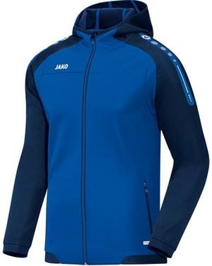 JAKÒ Jas Met Kap Champ 6817-49 - Blauw