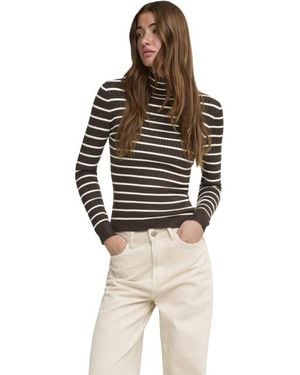 ONLY Onlkarol L/S Rollneck Pullover Knt Noos Coffee Bea - Bruin
