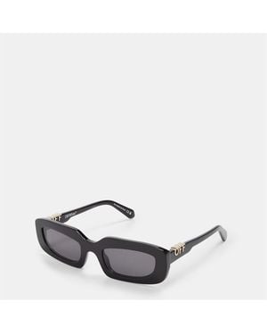 Off-White c/o Virgil Abloh Accessories Off Renton Rectangle Full Rim Sunglasses - Metallic