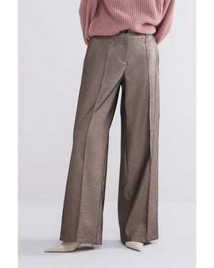Summum Trousers Glitter - Bruin