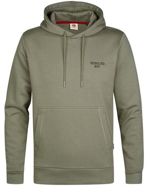 Petrol Industries Katoenen Hoodie Redwood - Groen