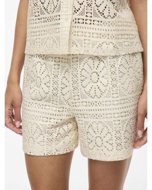 Vila Vimerinda Hw Shorts/Vol - Naturel