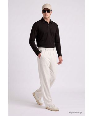 TOMMY LIFE Straight Leg Trousers - Multicolour