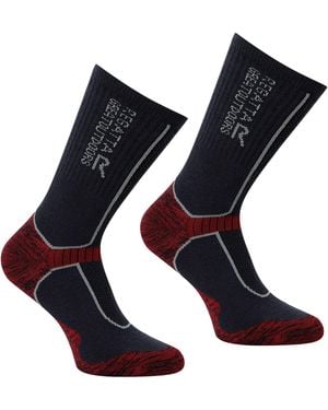 Regatta Merino Wollen Wandelsokken /Rio Rood) - Blauw