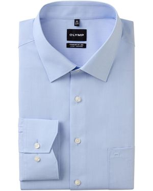 Olymp Blauw Big&Tall Overhemd