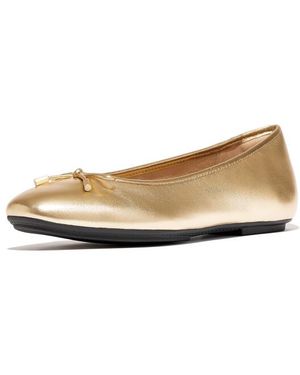 Fitflop Delicato Ballerina (Metallic) - Naturel