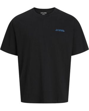 Jack & Jones Jjlemon Tee Ss Crew Neck - Zwart