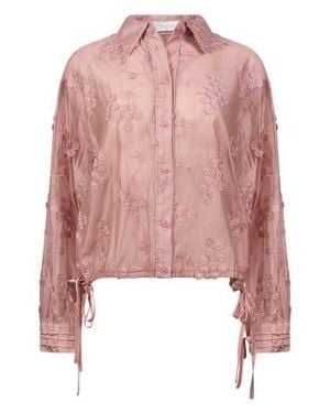 Nukus Nkf02177 336 Aaliya Blouse Flower Rose - Roze