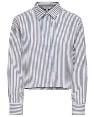 ONLY Blouse Lange Mouw 15380345 Onlriti - Grijs