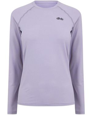 Dhb Aeron 2.0 Effen Top Met Lange Mouwen (Lavendel/Grijs) - Paars