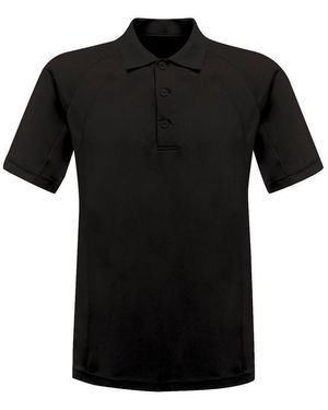 Regatta Coolweave Vochtafvoerend Poloshirt - Zwart
