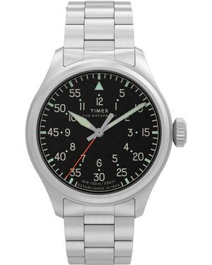 Timex Waterbury Traditional Watch Tw2Y70300 Stainless Steel - Metallic