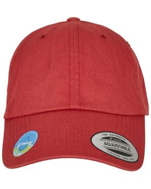Flexfit Klassieke Eco Wash Baseballpet (Rose) - Rood