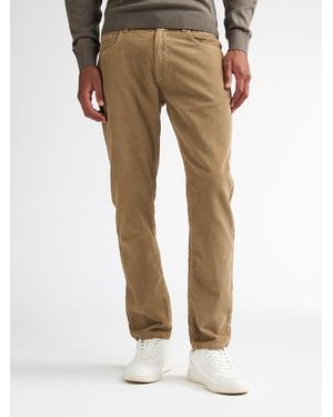 Petrol Industries Tapered Corduroy Broek Barrett - Naturel