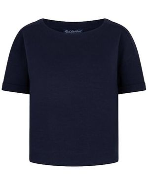 Red Button Top Lange Mouw Srb4954 Skyler - Blauw