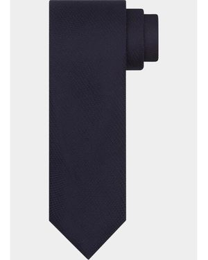 Profuomo Stropdas Tie Silk Woven Ppwa30010/A - Blauw
