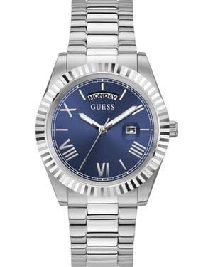 Guess Gw0265G7 42 Mm Stainless Steel Watch - Metallic