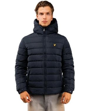 Lyle & Scott Lyle And Scott Hooded Quilted Jacket - Blauw