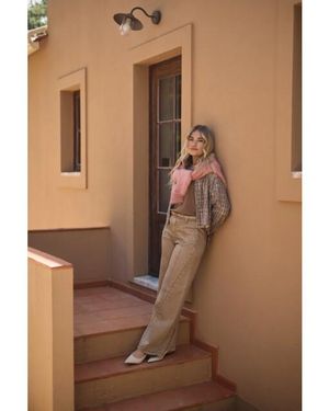 Nukus Nkf04012 60 Luna Shirt Nk Taupe - Bruin