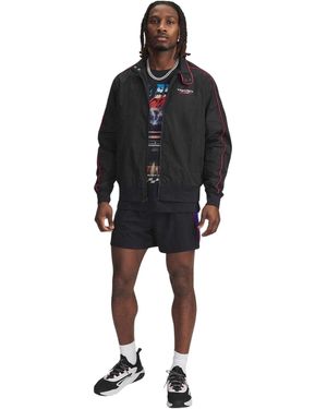 Under Armour Project Rock-Trainingsjack Voor - Zwart