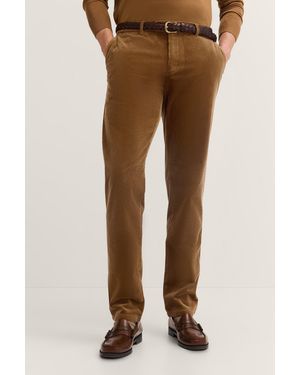 Bugatti Herren Corduroybroek Met Soft Touch & Stretchcomfort - Bruin