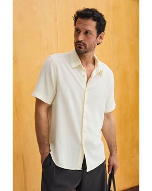 Grimelange Short Sleeve Button Shirt - Multicolour