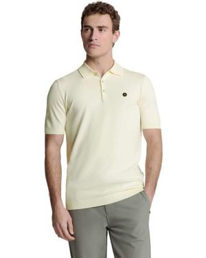 No Excess Pullover Short Sleeve Polo Button S Offwhite - Groen