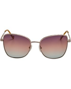 Liu Jo Square Metal Sunglasses Lj141S - Pink