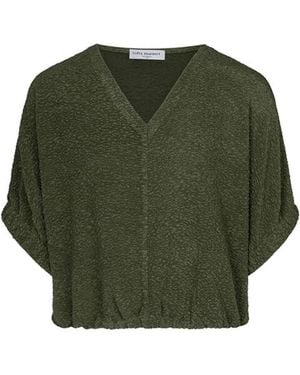 Lofty Manner Blouse Lange Mouw Rh15 Top Hima - Groen