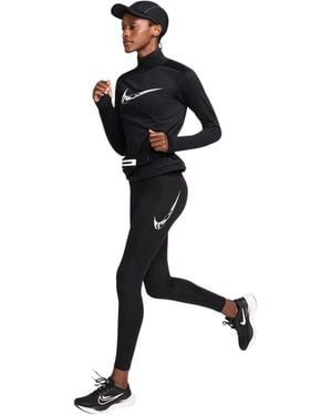 Nike Fast Dri-Fit-Legging Voor Wit) - Zwart