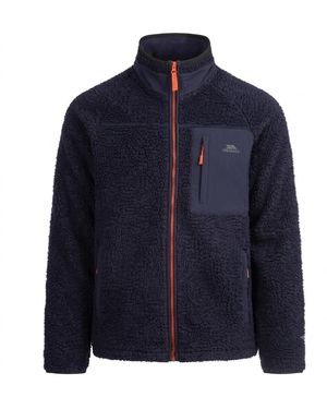 Trespass Brookes At400 Fleece-Shirt Voor (Marine) - Blauw