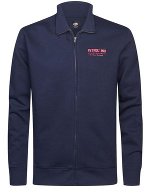 Petrol Industries Sweat Jacket - Blauw