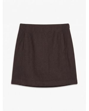 Vero Moda Vmfortuneallison Hw Short Skirt Ga 10253954 Chocolate Torte - Bruin