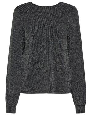 ONLY Onlcarol Ls Glitter Bow Top Box Jrs Dessin - Grijs