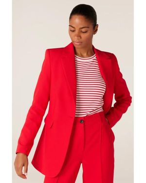Jansen Amsterdam Wq238 Woven Blazer Cannes - Rood