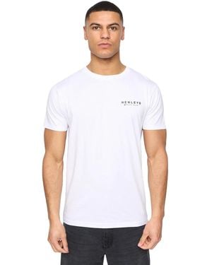Henleys Henycore T-Shirt (Pak Van 3) /Zwart) - Wit