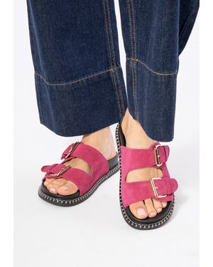 Wittchen Suède Leren Slippers - Blauw