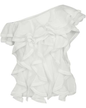 Cph Muse Blouse Korte Mouw 211438 Cmtilly - Wit